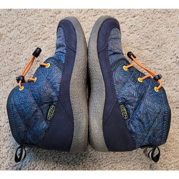 KEEN Howser II Quilted Chukka Boots – Blue/Orange – Youth Size 2 – EUC - Picture 5 of 9